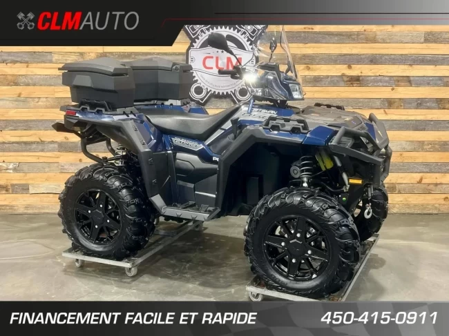 POLARIS SPORTSMAN 850 H.O EFI EDITION PREMIUM + 4X4 + EPS + 6995 KM SEULEMENT + RARE & A1 - 2021