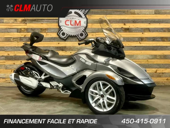 2013 BRP CAN-AM SPYDER RS-ROADSTER SM-5 (MANUELLE A CLUTCH) + SEULEMENT 30622 KM + PARE BRISE + DOSSIER + IMPECCABLE A1 