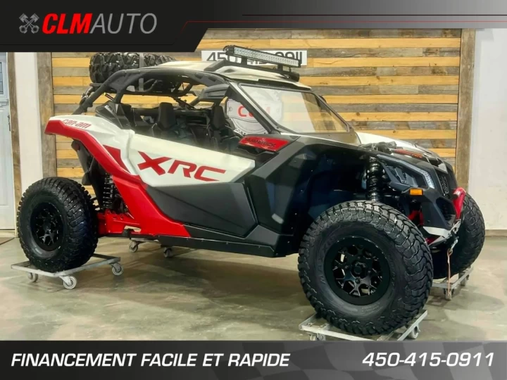 2024 BRP CAN-AM MAVERICK X3 X-RC TURBO ''RR'' 200 H.P + DPS + 4WD + 64'' + FOX + SEULEMENT 3784 KM + RARE & A1 