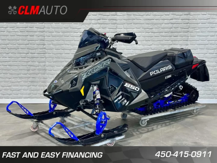 2024 POLARIS INDY XCR 850 MATRYX 136'' + GPS 7'' + SEULEMENT 1740 KM + GARANTIE + RARE & A1 