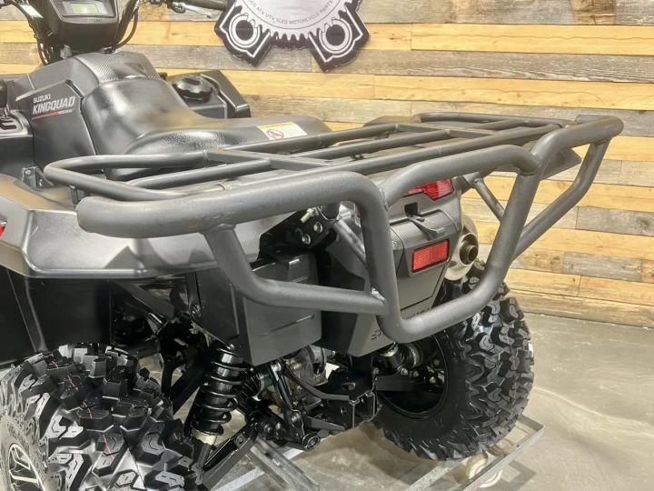 2019 SUZUKI KING QUAND AXI + 4X4 + EPS + 6758 KM + NOIR SATIN + RARE & A1 