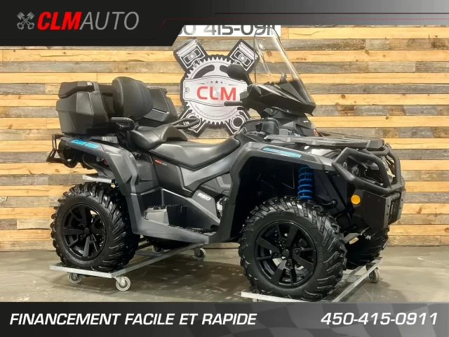 BRP CAN-AM OUTLANDER MAX XT 650 EFI + 4X4 + DPS + VRAI VTT 2 PLACES LEGALE EN SENTIER + 6479 KM + RARE  2021