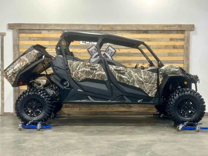 2023 BRP CAN-AM COMMANDER MAX CREW 1000R EFI + 4X4 + DPS + SEULEMENT 154 KM / 17 HR + 4 PASSAGERS + RARE & A1 