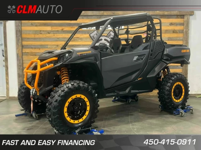 BRP CAN-AM COMMANDER XT-P 1000R EFI + 4WD + DPS + FOX + SEULEMENT 1049 KM + RARE & IMPECCABLE A1  2025