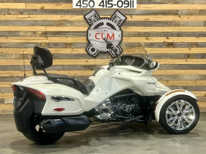 2016 BRP CAN-AM SPYDER F3 LIMITED SE-6 (SEMI-AUTOMATIQUE) + ROTAX 1330 cc EFI + SEULEMENT 34305 KM + ENSEMBLE CHROME 