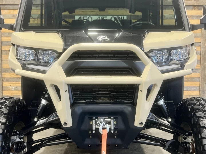 2025 BRP CAN-AM DEFENDER MAX CREW HD-10 LIMITED + 4WD + DPS + 650 KM SEULEMENT + 6 PASSAGERS + TOUTE ÉQUIPÉE+ RARE & A1 
