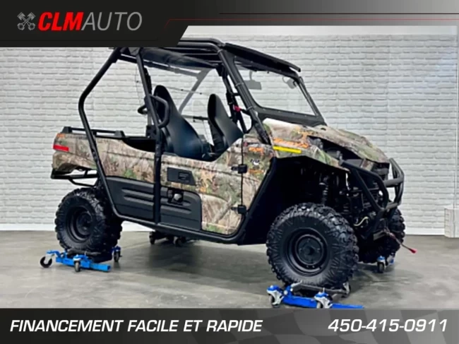 KAWASAKI TERYX EDITION CAMO + EPS + 4WD + FOX + BEAUCOUP D'OPTIONS $$$ INCLUS - 2018