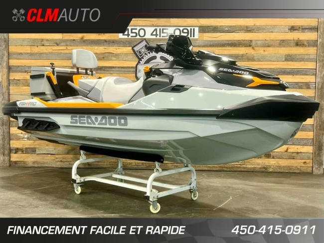 BRP SEA-DOO FISH PRO 170 HP EDITION TROPHY + IBR + VTS + IDF + GPS + AUDIO + TECH PKG + COOLER + 4 HR + COULEUR & MODELE RARE + A1 - 2025