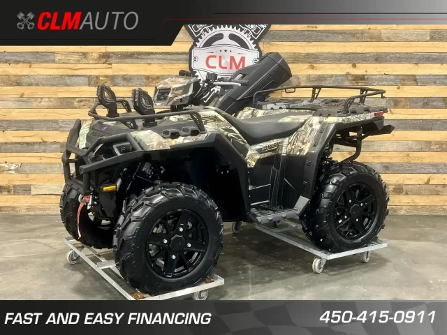 POLARIS SPORTSMAN XP 1000 EFI EDITION HUNTER / CHASSEUR + CAMO + 4X4 + EPS + SEULEMENT 4 KM + TOUTE ÉQUIPÉE + RARE & A1  2024