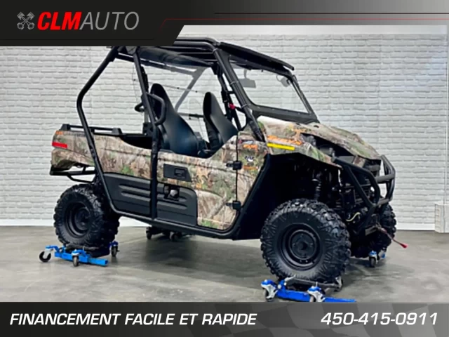 KAWASAKI TERYX EDITION CAMO + EPS + 4WD + FOX + BEAUCOUP D'OPTIONS $$$ INCLUS  2018