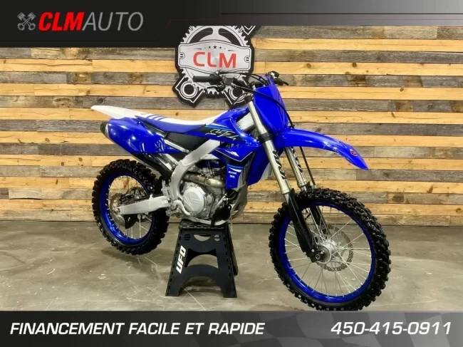 YAMAHA YZ 450F + SEULEMENT 30 HR + FULL EXHAUST FMF RACING + MX-MOTOCROSS-ENDURO + RARE & CONDITION A1 - 2021
