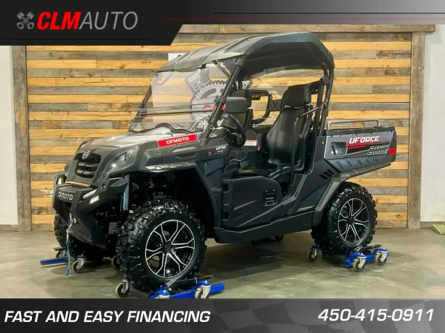 CF MOTO U-FORCE LX 800 EFI + 4WD + EPS + SEULEMENT 1288 KM + CONDITION A1  2021