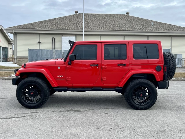 JEEP WRANGLER UNLIMITED EDITION SAHARA 4X4 + AUTOMATIQUE + CUIR + A1  2017