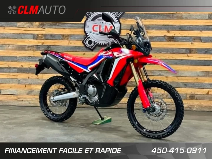 2024 HONDA CRF 300L EFI EDITION RALLY A.B.S + SEULEMENT 131 KM + RARE & A1 