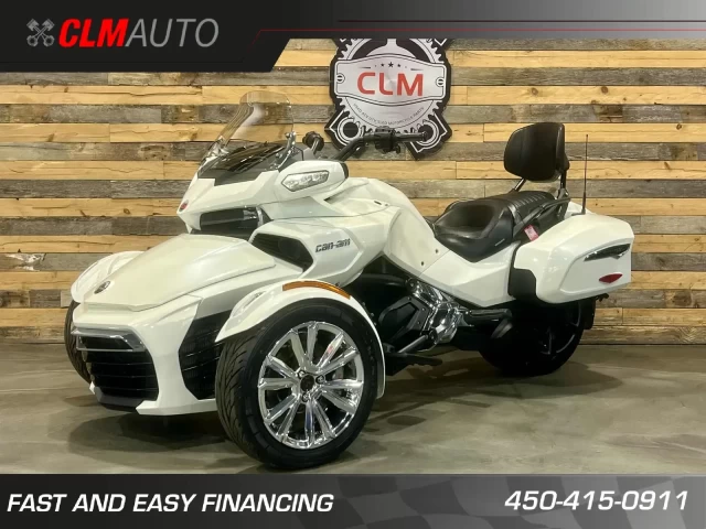 BRP CAN-AM SPYDER F3 LIMITED SE-6 (SEMI-AUTOMATIQUE) + ROTAX 1330 cc EFI + SEULEMENT 34305 KM + ENSEMBLE CHROME  2016