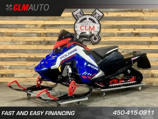 POLARIS INDY 850 XCR 137'' + ECRAN 7S + SEULEMENT 1251 KM + COULEUR RARE & IMPECCABLE A1  2022