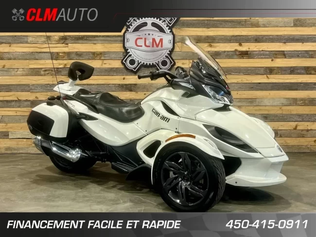 BRP CAN-AM SPYDER ST LIMITED SE-5 (semi-automatique) + RADIO + DOSSIER + VALISE + 52998 KM - 2013
