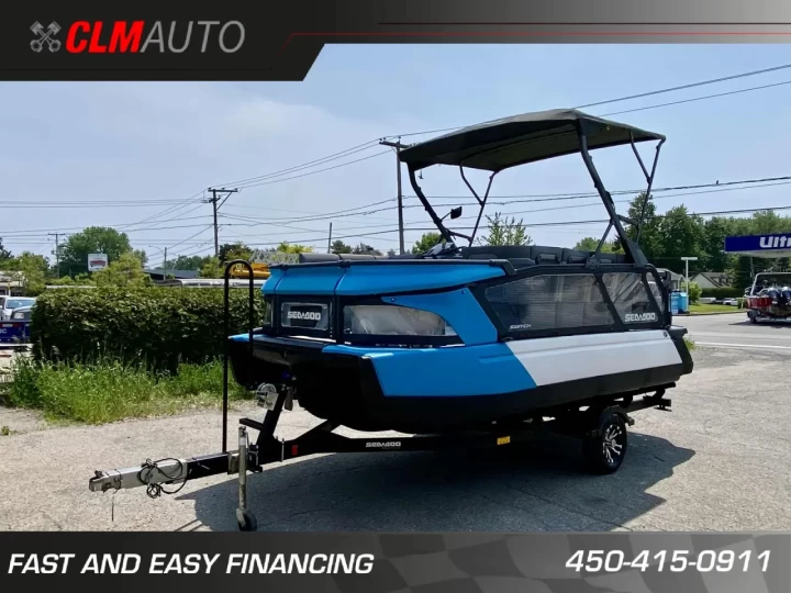 2022 BRP SEA-DOO SWITCH CRUISE 18' + ROTAX 230 HP + IBR + VTS + IDF + GPS + JL AUDIO PREMIUM + TOIT BIMINI + REMORQUE + 43 HR + A1 