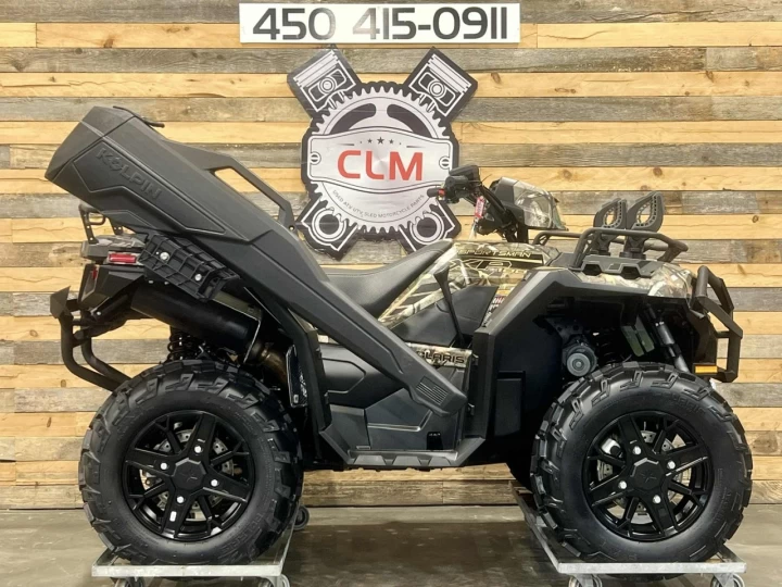 2024 POLARIS SPORTSMAN XP 1000 EFI EDITION HUNTER / CHASSEUR + CAMO + 4X4 + EPS + SEULEMENT 4 KM + TOUTE ÉQUIPÉE + RARE & A1 