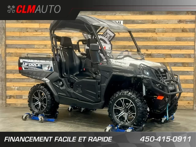 CF MOTO U-FORCE 800 LX EFI + 4X4 + EPS + SEULEMENT 1296 KM + GARANTIE MAI 2028 + CONDITION A1  2023