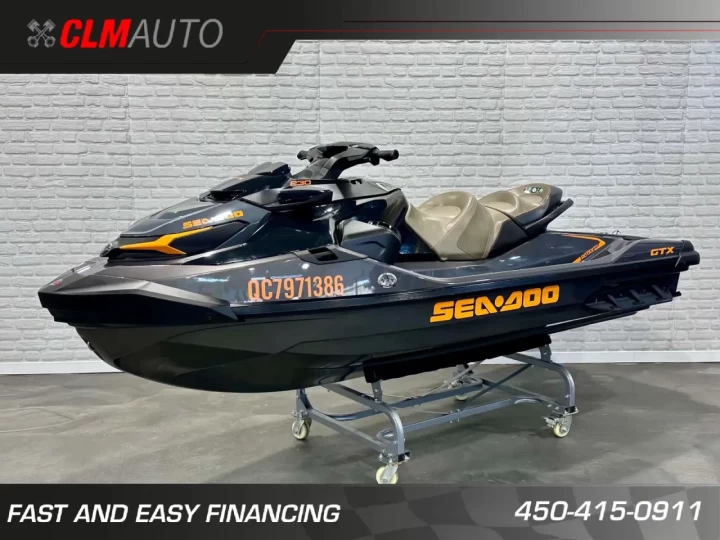 2021 BRP SEA-DOO GTX 230 H.P + IBR + VTS + AUDIO PREMIUM + SEULEMENT 32 HR + 3 PASSAGERS + RARE & A1 