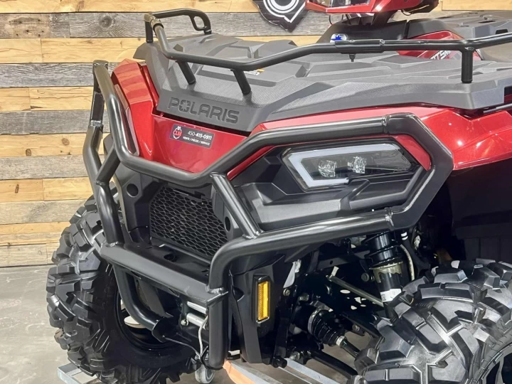 2023 POLARIS SPORTSMAN 570 EFI EDITION TRAIL + 4X4 + EPS + SEULEMENT 195 KM + TREUIL & PARE CHOC HD 