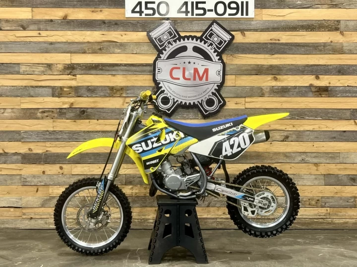 2021 SUZUKI RM 85 + 2 TEMPS  + ROUE 17'' & 14''+ MX-MOTOCROSS + RARE & CONDITION A1 