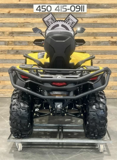2024 BRP CAN-AM OUTLANDER MAX XT 700 EFI + DPS + 4X4 + SEULEMENT 348 KM + CONDITION A1 