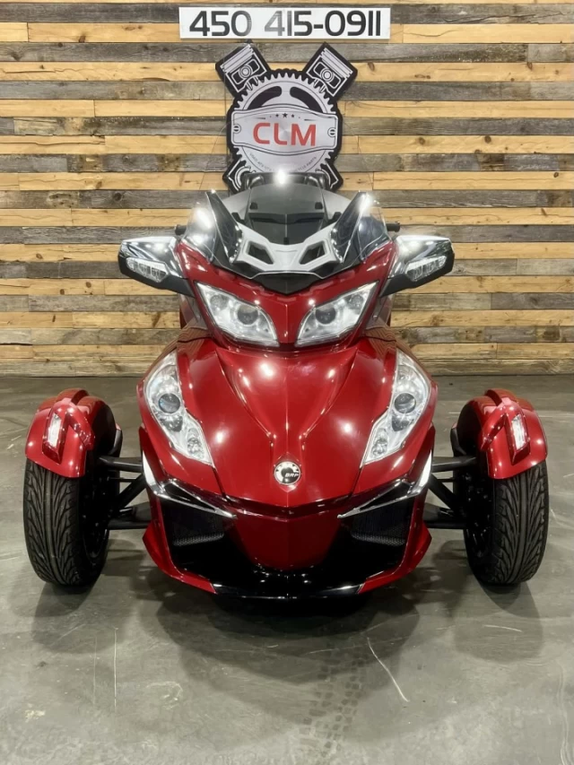 BRP CAN-AM SPYDER RT LIMITED SE-6 (SEMI-AUTOMATIQUE) + ROTAX 1330 cc ACE + SEULEMENT 41302 KM + TOUTE ÉQUPÉE  2015