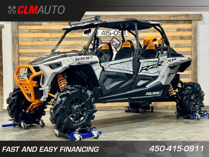 2021 POLARIS RZR4 XP 1000 EDITION HIGH LIFTER + E.P.S + 4X4 + 4 PASSAGERS + 5421 KM 