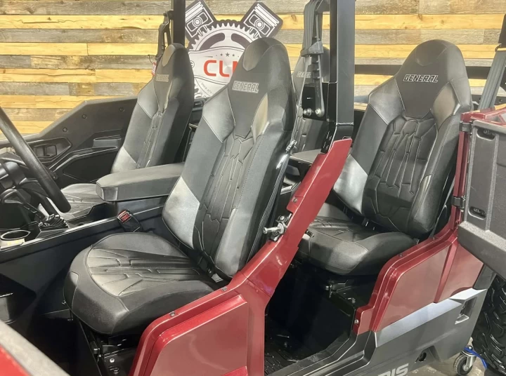 2021 POLARIS GENERAL 4 CREW EDITION DELUXE 1000 EFI + 4X4 + EPS + RIDE COMMAND GPS / AUDIO + FOX QS3 + 4 PASSAGERS 