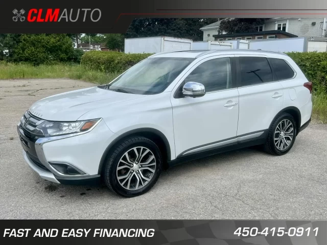 MITSUBISHI OUTLANDER E.S AWD/4X4 + 7 PASSAGERS + CUIR + TOUTE ÉQUIPÉE + A1  2017