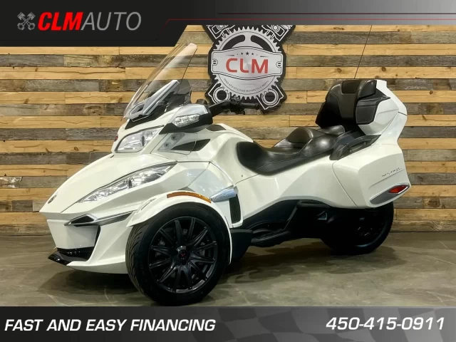 BRP CAN-AM SPYDER RT-S SE-6 (SEMI-AUTOMATIQUE) + ROTAX 1330 cc ACE EFI + 63044 KM  2015