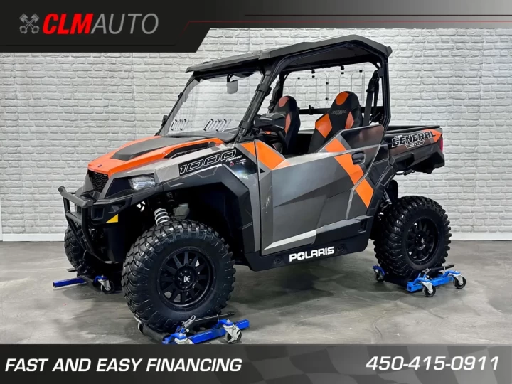 2018 POLARIS GENERAL 1000 EFI VERSION DELUXE + 4WD + E.P.S + AUDIO + FOX + MAGS + BIEN ÉQUIPÉE 