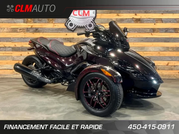 2011 BRP CAN-AM SPYDER RS-S SE-5 (SEMI-AUTOMATIQUE) BAS KM 27853 KM + COLEUR & LOOK UNIQUE + A1 