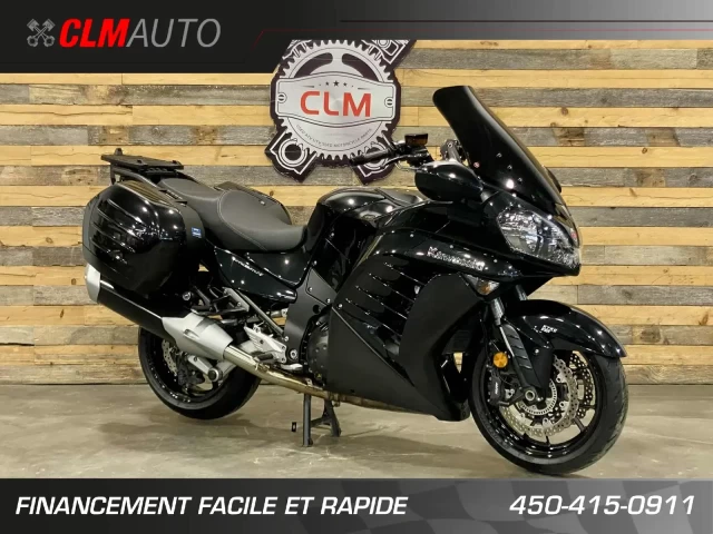 KAWASAKI CONCOURS 14 ABS + SEULEMENT 32865 KM + SACCOCHE + PARE-BRISE GIVI  2015