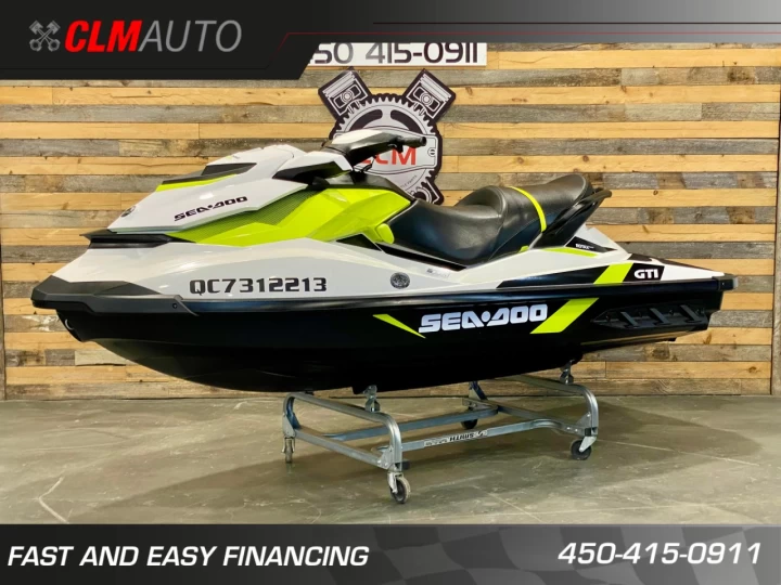 2017 BRP SEA-DOO GTI 900 ACE / I.B.R + V.T.S / 3 PASSAGERS / 205 HR 