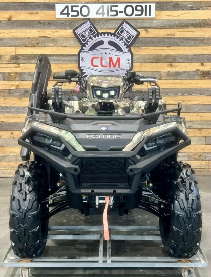 2024 POLARIS SPORTSMAN XP 1000 EFI EDITION HUNTER / CHASSEUR + CAMO + 4X4 + EPS + SEULEMENT 4 KM + TOUTE ÉQUIPÉE + RARE & A1 