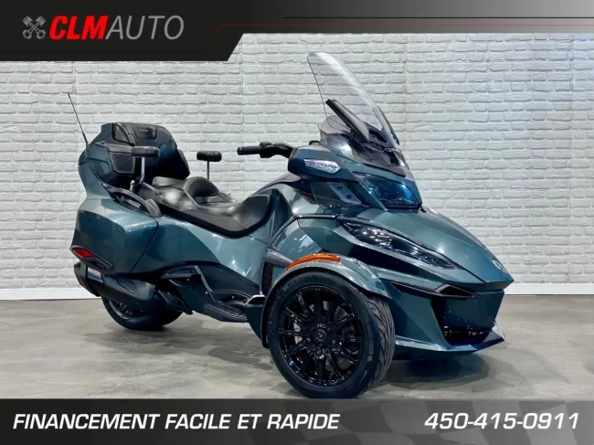 BRP CAN-AM SPYDER RT LIMITED EDITION DARK SE-6 (SEMI-AUTOMATIQUE) ROTAX 1330 cc ACE EFI + 56197 KM + RARE & A1 - 2018
