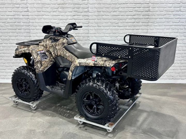 2022 BRP CAN-AM OUTLANDER 450 EFI EDITION CAMO + 4WD + DPS + SEULEMENT 839 KM + TREUIL + CONDITION A1 