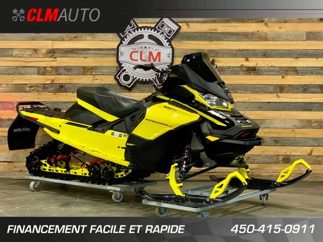 BRP SKI-DOO RENEGADE X 900 ACE EFI TURBO ITC 137'' + REV GEN4 + RAS X + SEULEMENT 7937 KM + RARE & A1  2021