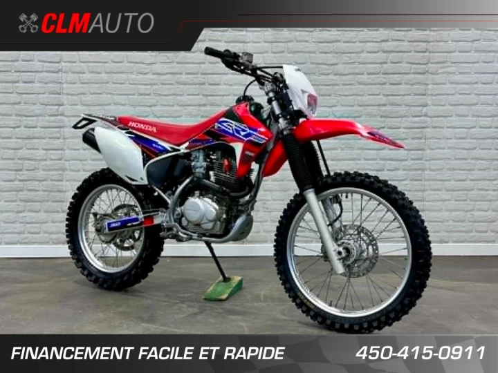 2027 HONDA CRF 230F + DEMAREUR ELECTRIQUE + 4 TEMPS + MX - MOTOCROSS - TRAIL + RARE & A1 