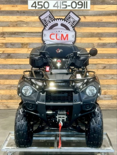 2022 KAWASAKI BRUTE FORCE 300 / KVF 300 / RWD / SEULEMENT 1467 KM + BINE ÉQUIPÉE 