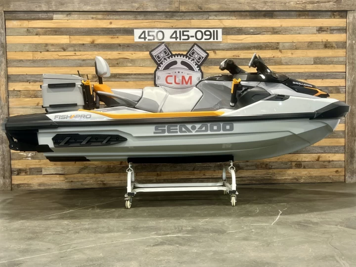 2025 BRP SEA-DOO FISH PRO 170 HP EDITION TROPHY + IBR + VTS + IDF + GPS + AUDIO + TECH PKG + COOLER + 4 HR + COULEUR & MODELE RARE + A1 