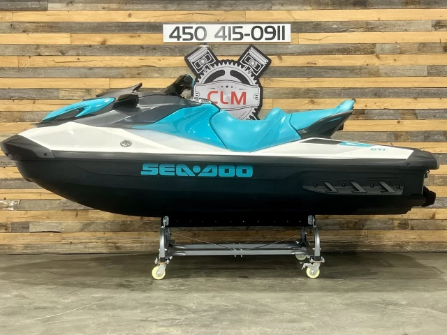 BRP SEA-DOO GTI 130 H.P + I.B.R + 3 PASSAGERS + SEULEMENT 27 HR + RARE & A1  2020