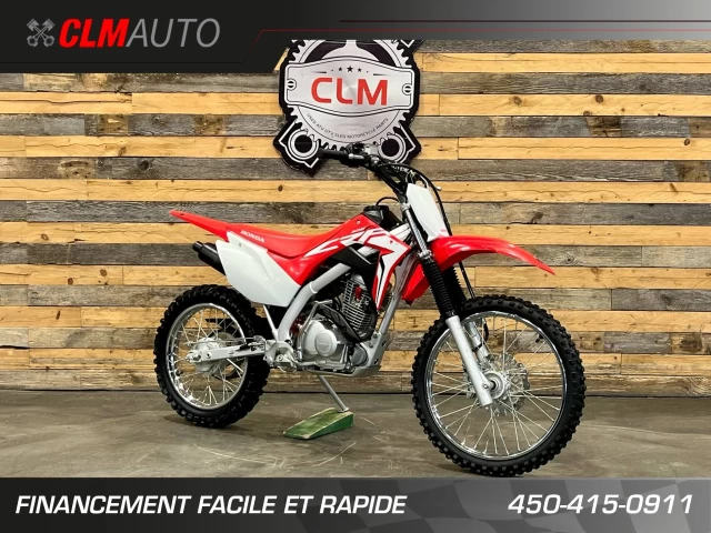 HONDA CRF 125F + MODELE A GROSSE ROUES +/- 20 HR + 4 TEMPS + RARE & CONDITION A1  2019