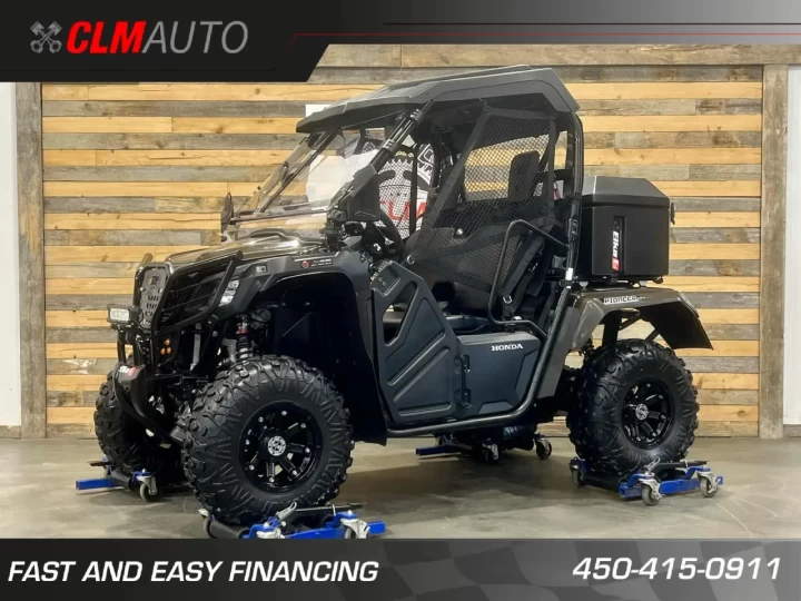 2020 HONDA PIONEER 500 EFI + 4X4 + E.P.S + SUSPENSION ELKA + MAGS + RADIO + BEAUCOUP D'OPTIONS $$$ 