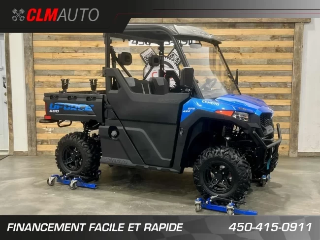 CF MOTO U-FORCE 600 EFI + 4X4 + EPS + SEULEMENT 337 KM + BEAUCOUP D'ÉQUIPEMENTS $$$ + GARANTIE - 2023