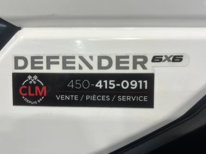 2022 BRP CAN-AM DEFENDER HD-10 + DPS + 6X6 + SEULEMENT 2556 KM + ULTRA RARE & A1 