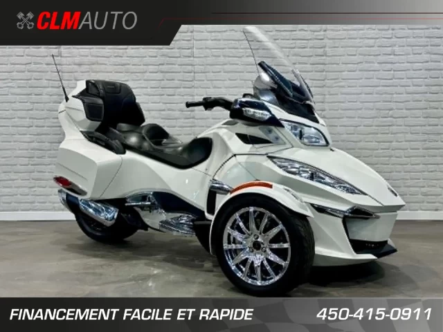 BRP CAN-AM SPYDER RT LIMITED + SE-6 (SEMI-AUTOMATIQUE) + ROTAX 1330 EFI + ENSEMBLE CHROME + RARE & A1  2018